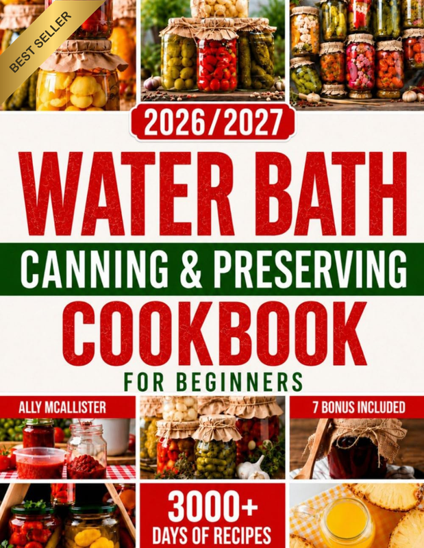 Water Bath Canning & Preserving Cookbook for Beginners: Safe, Simple & Small-Bat