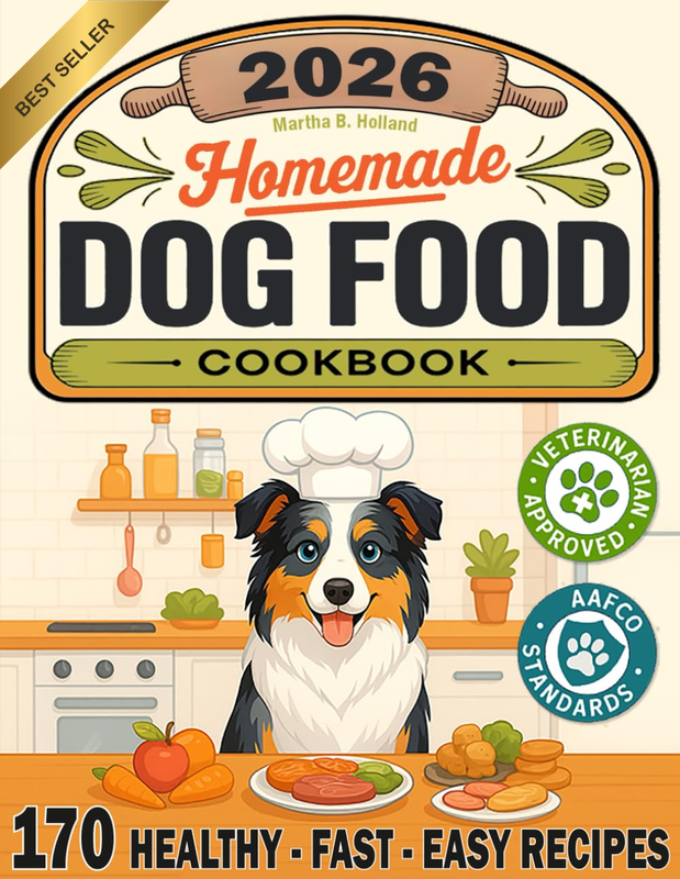 Homemade Dog Food Cookbook: 170 Healthy, Fast, and Easy Recipes That Will Make H