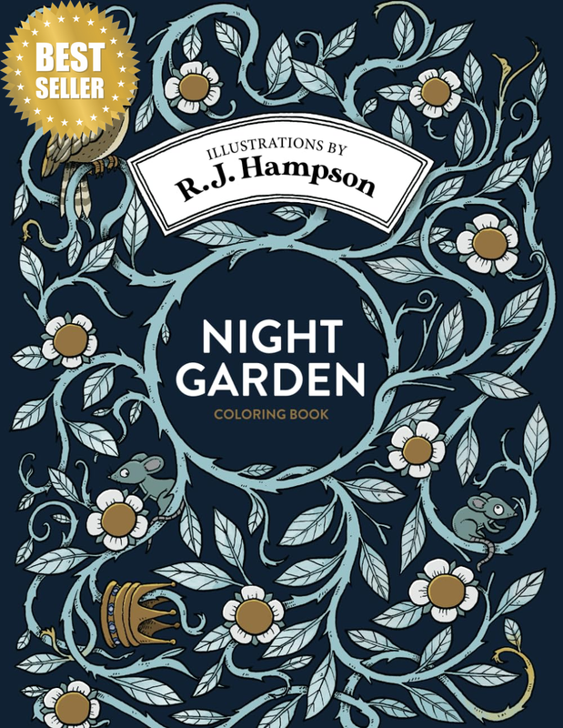 Night Garden Coloring Book