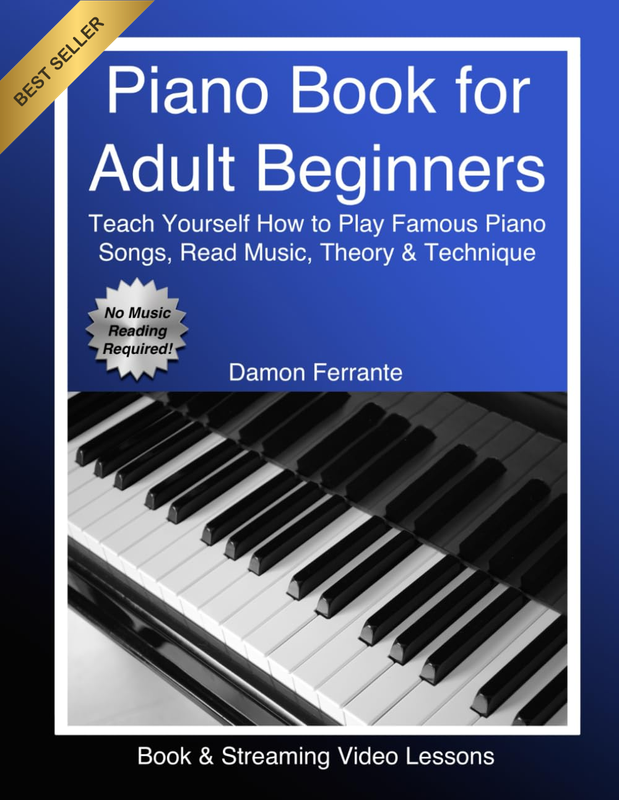 Piano Book for Adult Beginners Learn Songs Read Music Theory with Video Lessons
