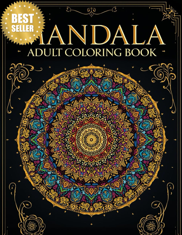 Mindfulness Coloring Book for Adult: 50+ Mandala-Style Patterns, Perfect for Str
