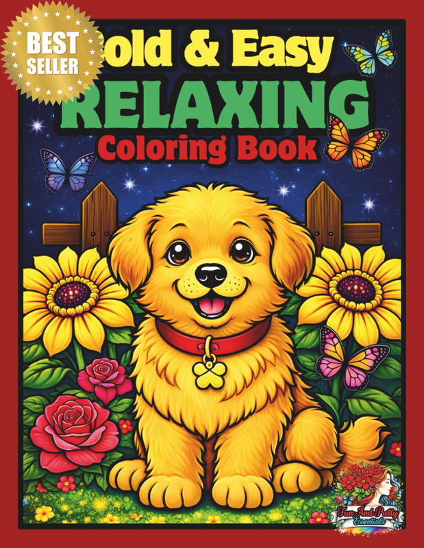 Coloring Book for Adults and Seniors with Dementia and Alzheimer’S: Bold and Eas