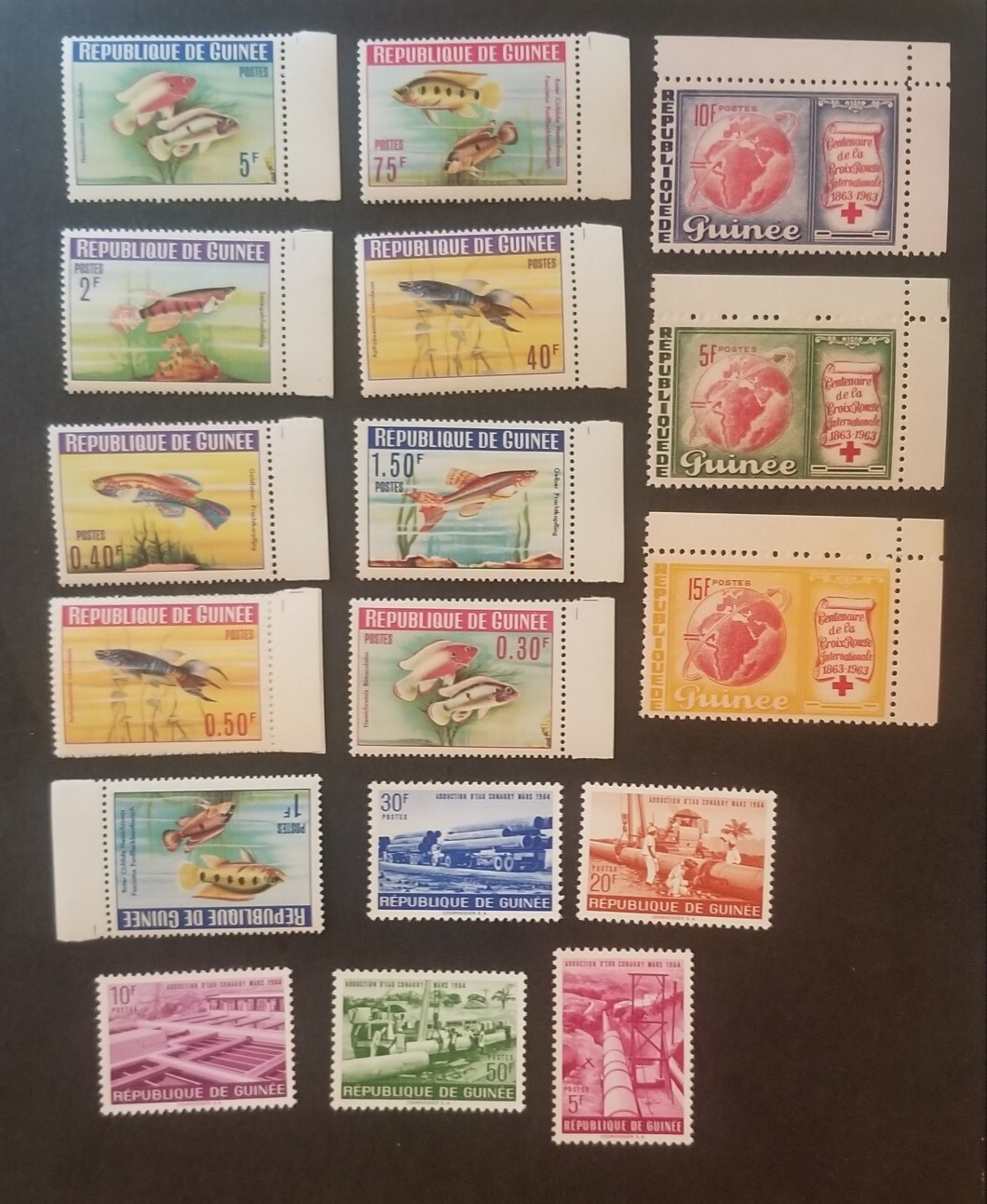 GUINEE Stamp Lot Unused MINT MNH OG T9841 | eBay