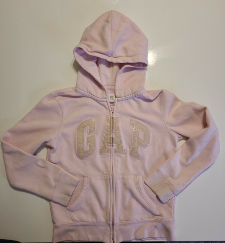 Gap Kids Girls' Pink Zipper-Up Sweater Hoodie Size XL (12