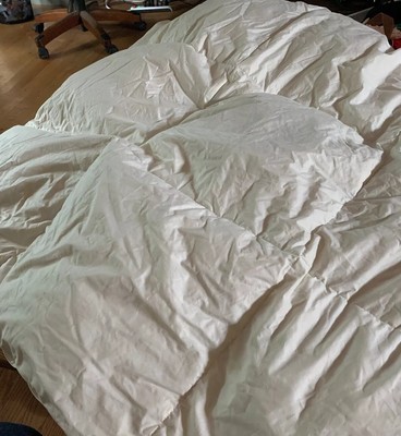 Ikea Lenast Crib Comforter White Gray 103 730 61 Size 43x49 Duvets