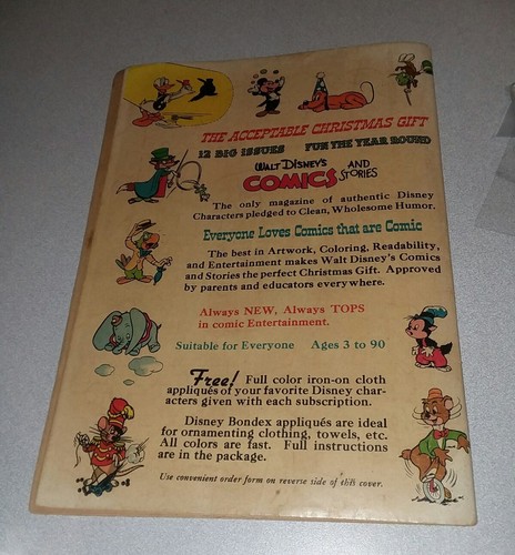 1949 WALT DISNEY'S COMICS AND STORIES #111 Carl Barks DONALD DUCK art lot movie