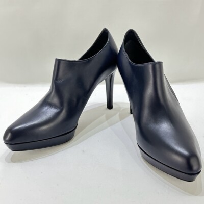 Jil Sanders Women s EU Size 39 US/Size 8.5 Dark Blue Leather Shoes