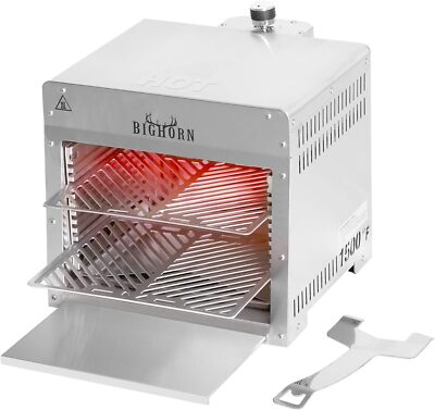 BIG HORN OUTDOORS Portable Infrared Broiler Propane Gas Grill, NEW