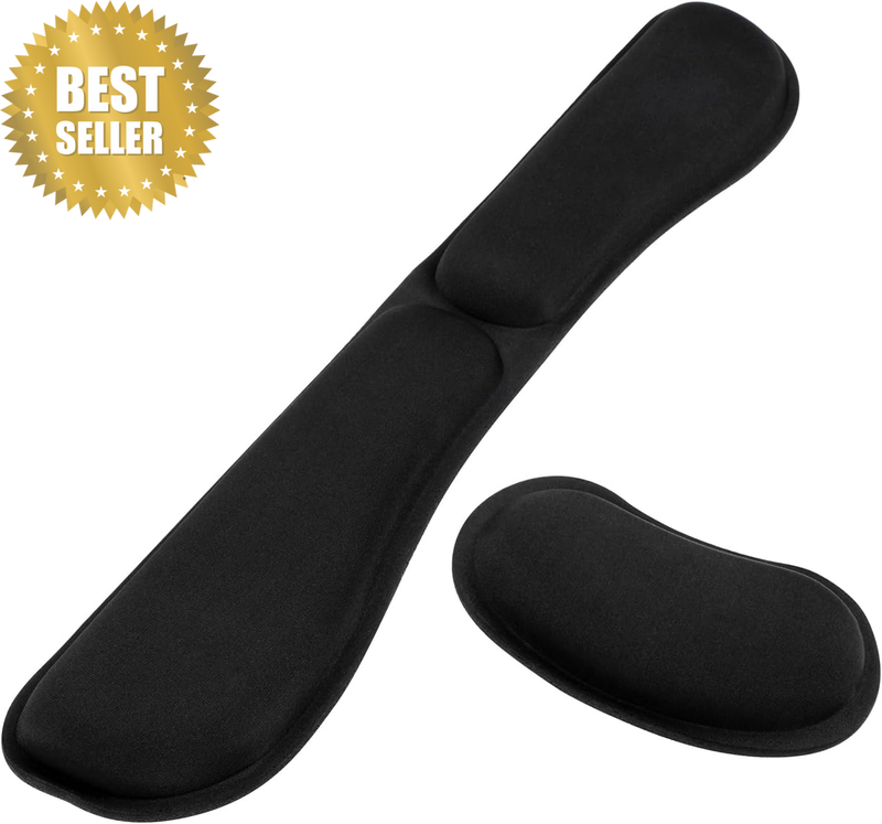 Keyboard Wrist Rest Set,Wrist Pad for Keyboard and Mouse,Ergonomic Desk Palm Res