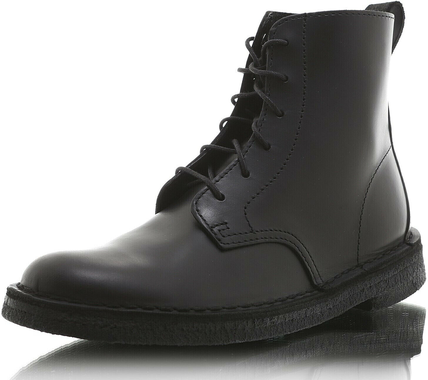 Clarks Ladies Desert Mali Black Leather Work School Office Ankle Boots UK 3 eBay