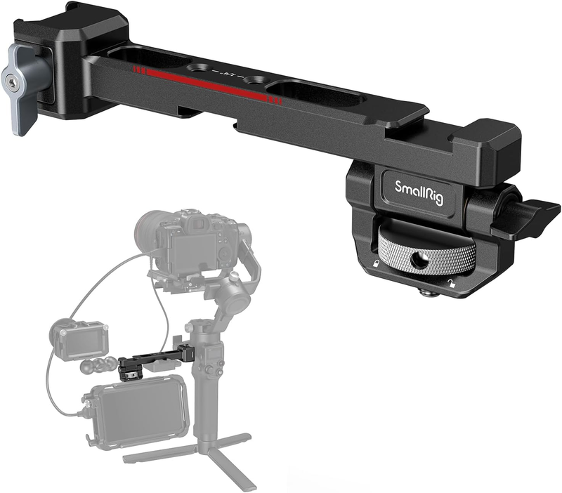 (New Version) Adjustable Camera Monitor Mount with Quick Release NATO Clamp, Co