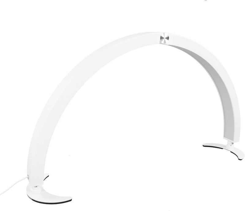 Foldable Half Moon Nail Desk Lamp with Remote, Adjustable Brightness & Color