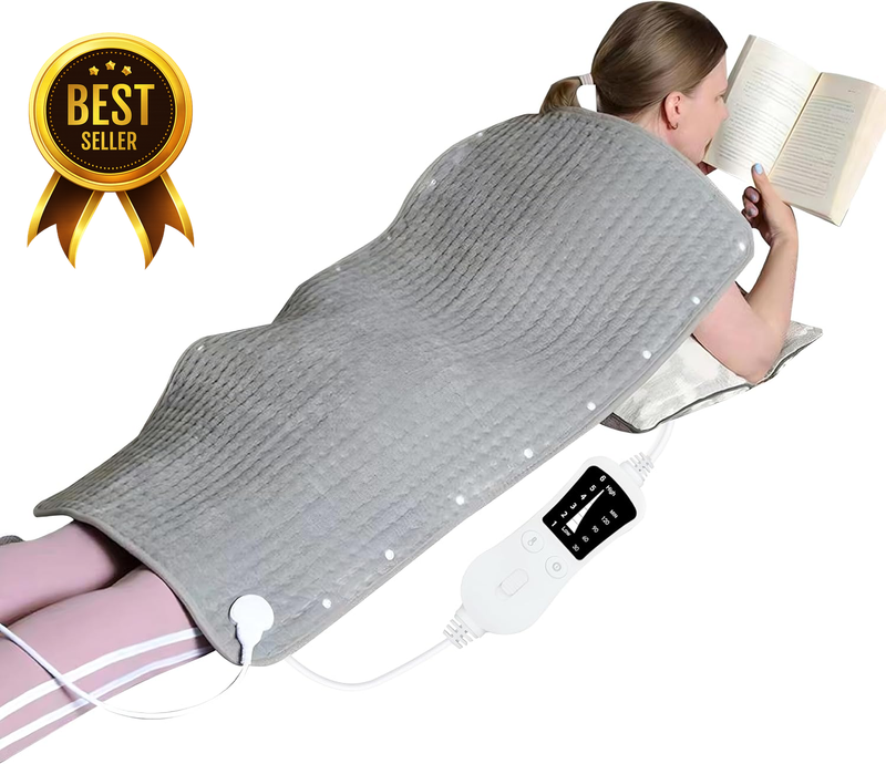 Extra Large Heating Pad for Full Back Pain Relief 40 x 20 Inch XXXL Electric Hea