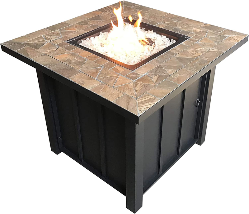 Hiland AFP-STT Outdoor Patio 40,000 BTU 30X30 Inch Square Ti