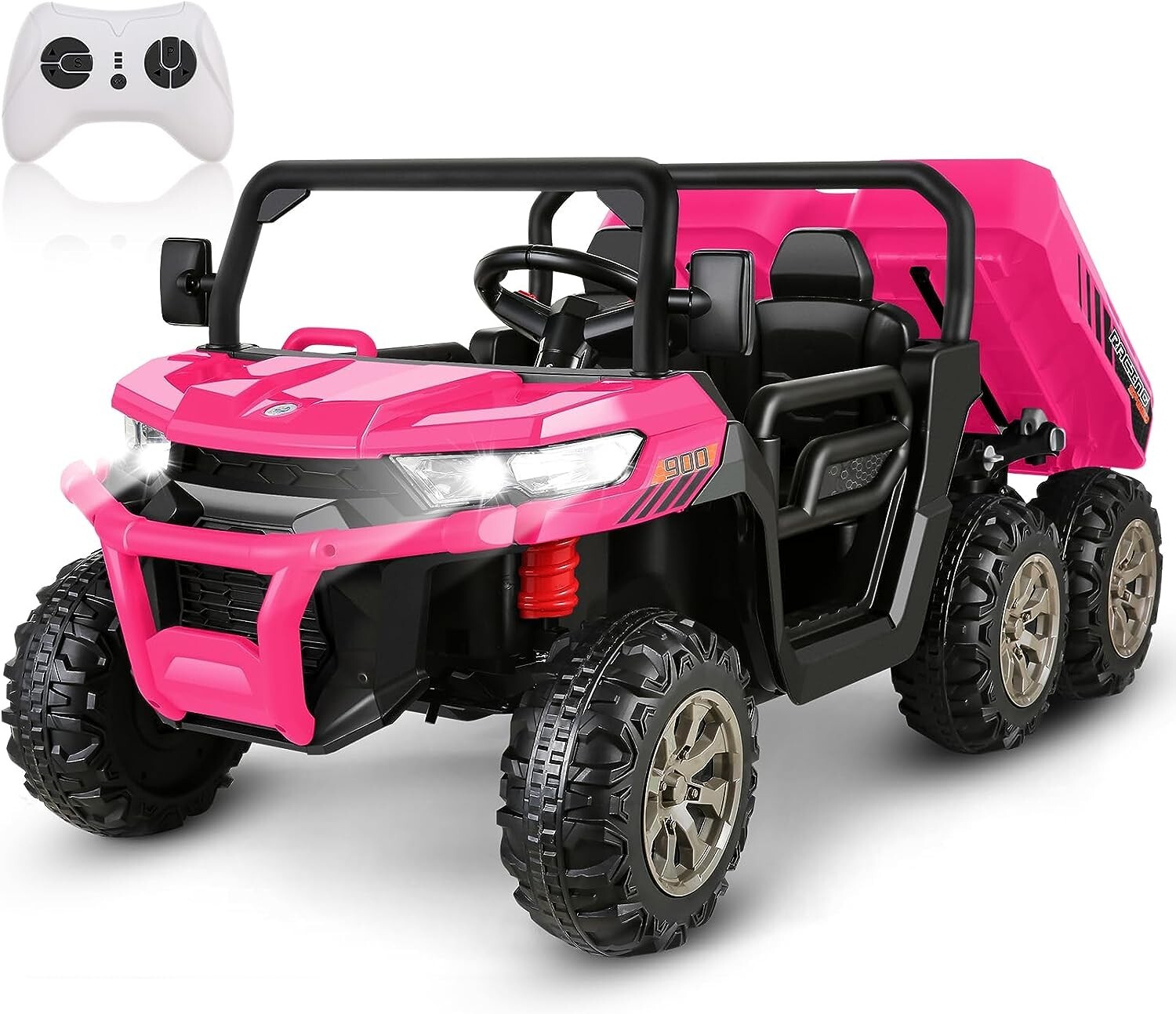 Utv Vehicles With Dump Bed 4wd Power Ride-on 6 Wheels