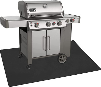 Large 40x60'' Under Grill Mat Absorbent Oil Pad Protects Decks Patios Waterproof