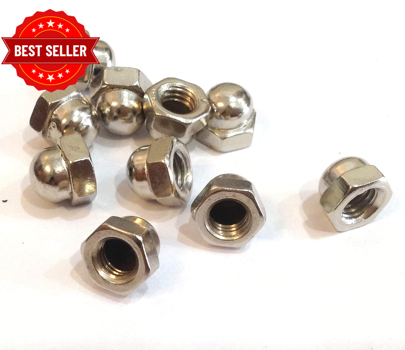 10X Steel Nuts Screws Caps Connector Adapter for Bike Bicycle Bracket Action Spo