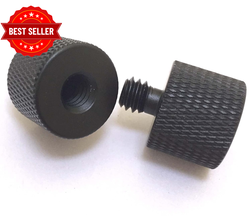 2X Black B3 Screws 1/4 Male to 1/4 Female Camera Tripod Switch Connect Adater Fl