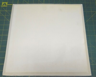 White Molded Rubber Throw Down Waffle Bottom Baseball Base 13-1/2'' L 1/2'' H