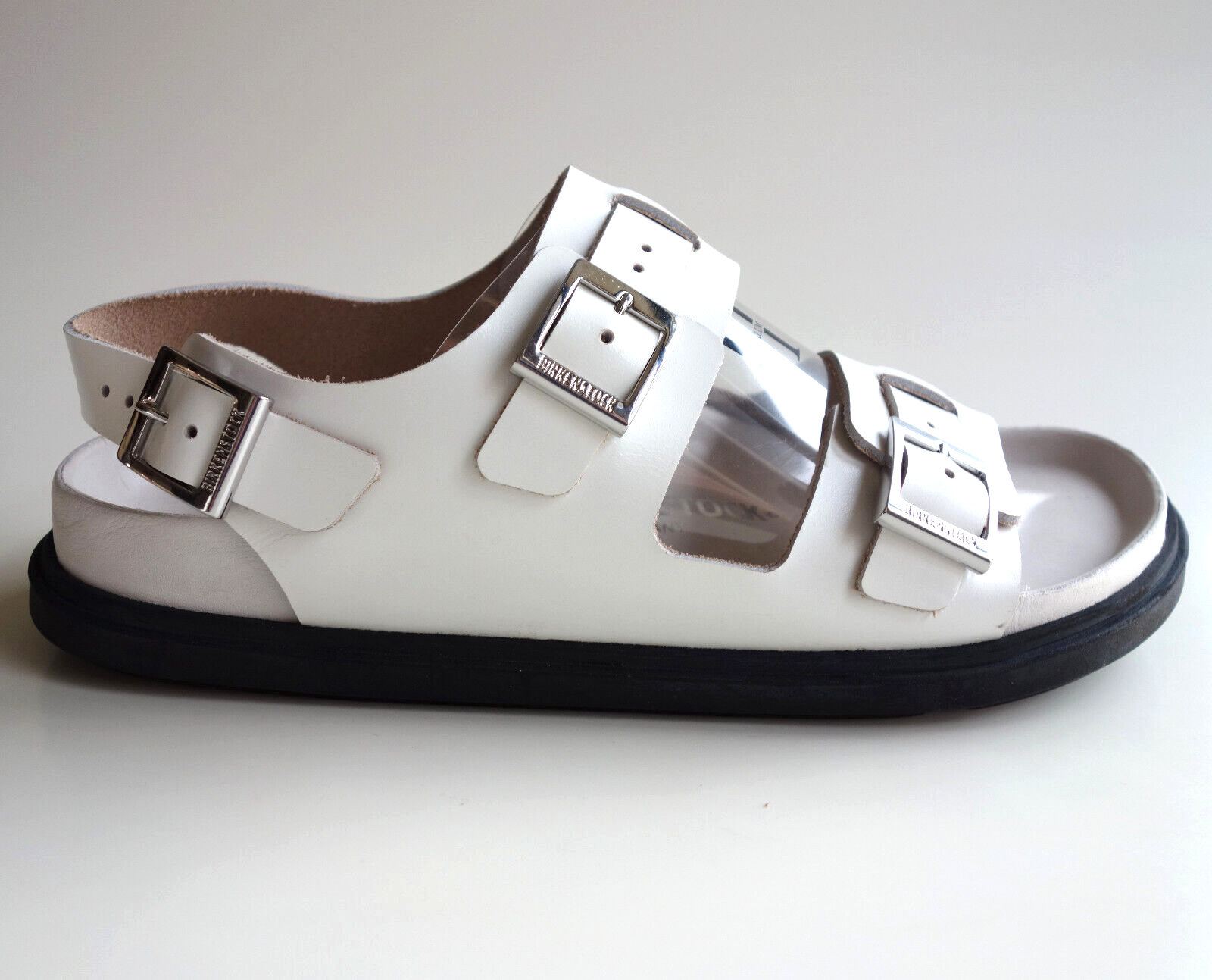【最終価格】　BIRKENSTOCK ララミーロー　ホワイト　37 Lutry Premium Suede Suede Leather Eggshell | BIRKENSTOCK