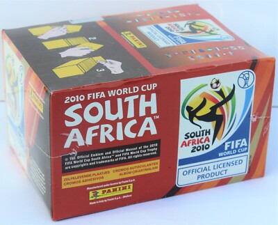 Panini World Cup 2010 - sealed box / display including 100 packs of stickers 