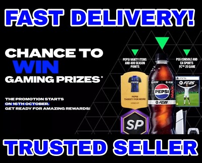 EA FC 25 Pepsi Code - Fast Delivery! In-Game Rewards! - XP/SP + Vanity Items!