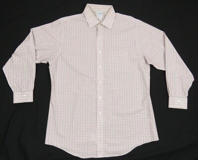 NWOT Brooks Brothers 1818 Regent Non Iron Long Sleeve Button Shirt 16 1/2 L
