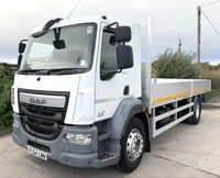 2014 DAF LF55,220 BRAND NEW ALLOY SCAFFOLD DOUBLE DROPSIDE 18 TON AIR-CON EURO-6