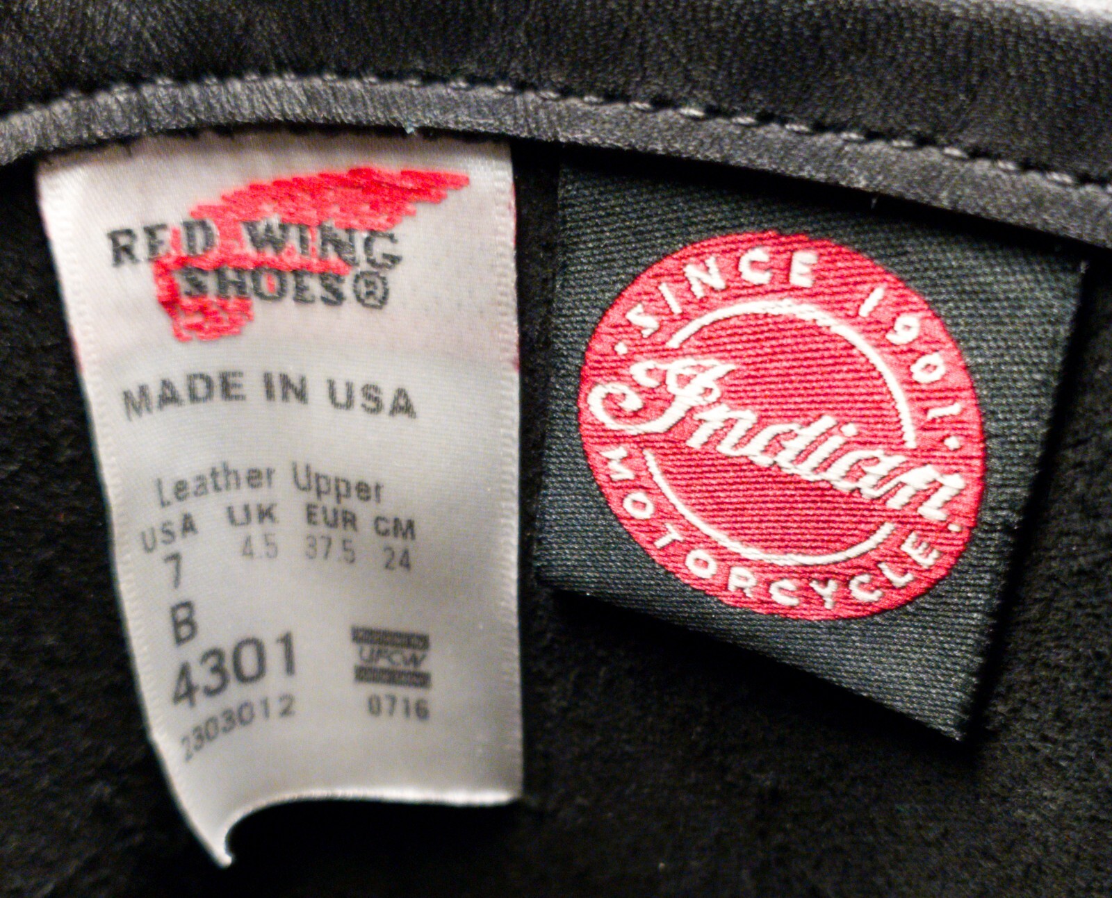 Pre-owned Red Wing Shoes Red Wing 4301 Indian Motorcycle Boots Size 7b (soft Toe) (usa)