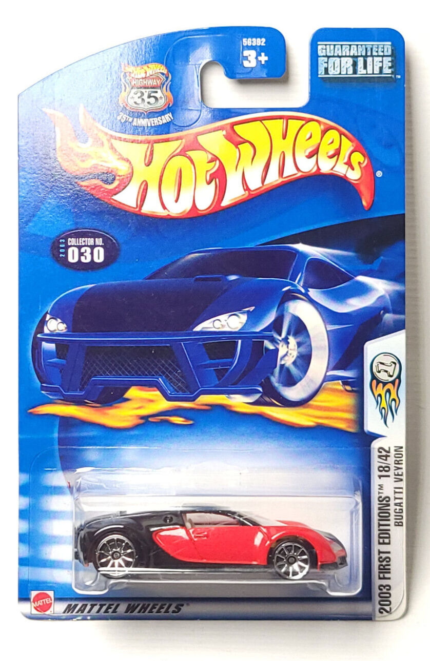 ホットウィール 2003 ファーストエディション ブガッティ ヴェイロン 未開封 HOT WHEELS 2003 First Editions BUGATTI VEYRON - Metal