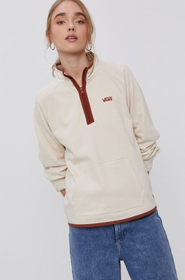 

Женский свитшот Vans Surf Supply с молнией до половины, спортивная толстовка Sandshell Top, Бежевый