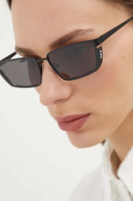 Pre-owned Off-white Oeri119s24met0011007 Richfield Black Sunglasses