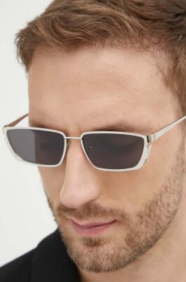 Pre-owned Off-white Oeri119s24met0017207 Richfield Silver Sunglasses