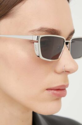 Pre-owned Off-white Oeri119s24met0017207 Richfield Silver Sunglasses