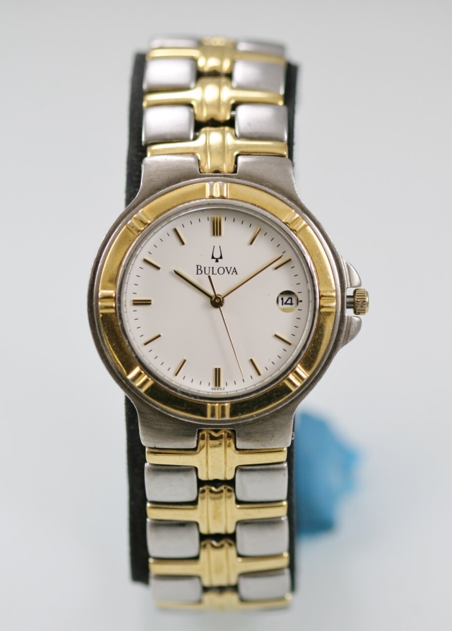 BULOVA 手巻き 時計 ホワイト文字盤 メタルバンド Bulova 96B463 Classic Automatic 40mm 10ATM Mens watch cheap
