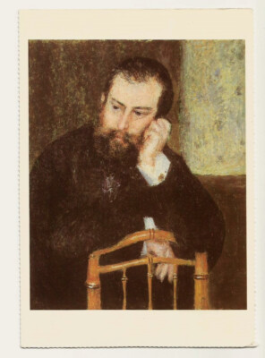 Renoir Painting Postcard Alfred Sisley