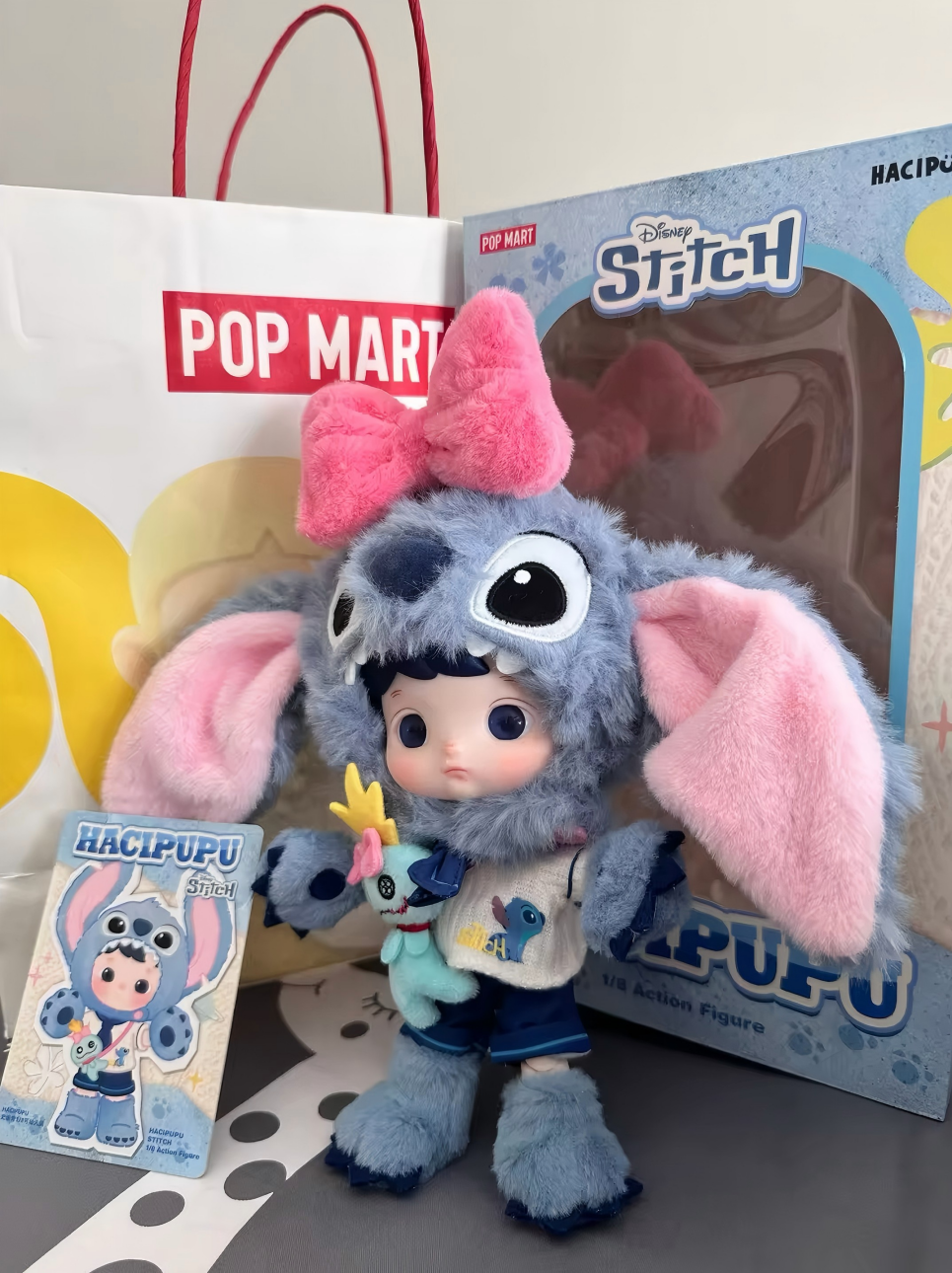 Authentic HACIPUPU Stitch 1/8 Action Figure Toy, BJD, Brand