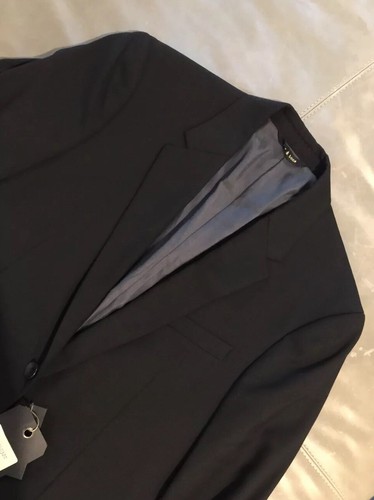 Pre-owned Rag & Bone Handmade Mens 40 40r Slim Fit Notched 100% Wool Sportcoat $795 In White
