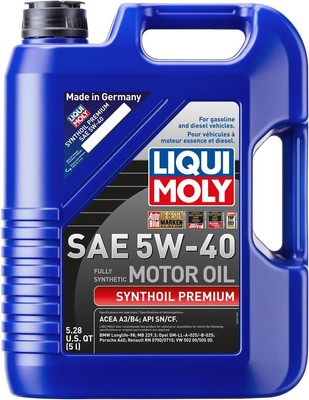 LIQUI MOLY Synthoil Premium SAE 5W-40 | 5 L | Synthesis technology motor oil