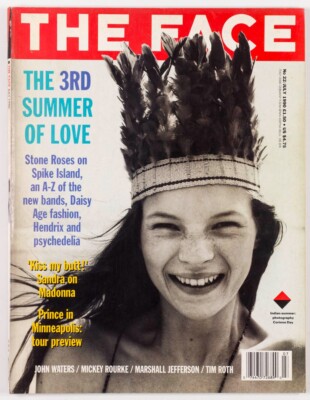 Kate Moss CORINNE DAY John Waters THE FACE magazine 1990 July MARSHALL JEFFERSON