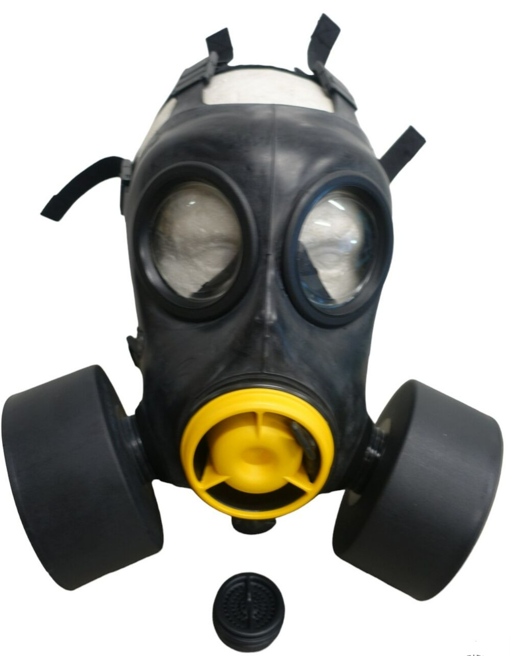 Avon FM12 Gas Mask Respirator Twin Port Commander PSM 2 x
