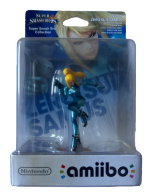 Nintendo Amiibo Super Smash Bros. - Zero Suit Samus No. 40 - NEU & OVP