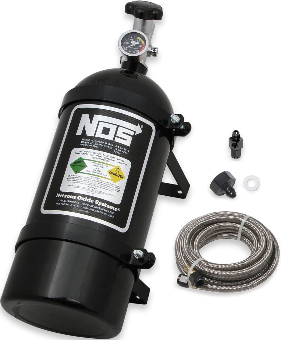 Nitrous Express 1lb/1.5lb Stainless Bottle Brackets - 11032 - ID Speed Shop