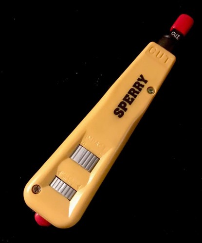SPERRY Punch Down Tool~Manual,110 and 66 Blades~New