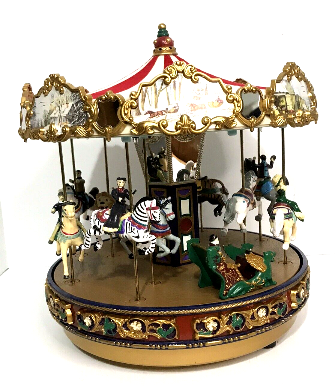 訳あり ミスタークリスマス•ゴールドラベル•ワールドフェア• Carousel Mr. Christmas Gold Label Collection World's Fair Carousel | eBay