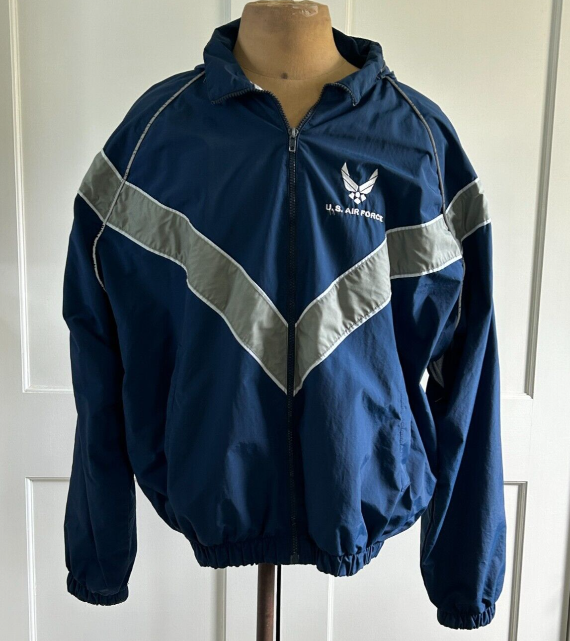 SKILCRAFT U.S. AIR FORCE PTU ジャケット M US Air Force Skilcraft Windbreaker PTU Jacket Mens Large
