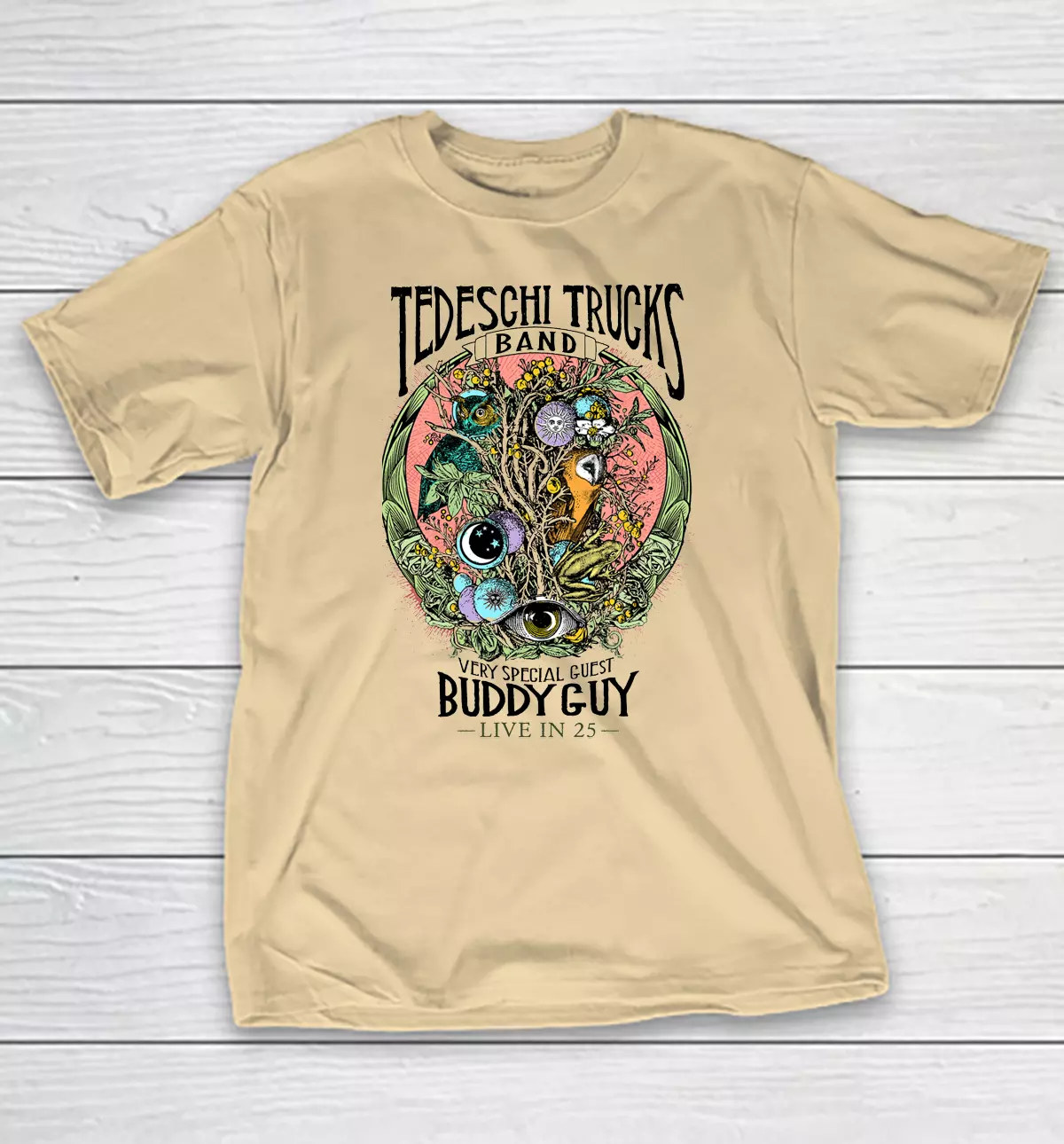 Tedeschi Trucks Band TOUR 2016 Tシャツ LIMITED! Tedeschi Trucks Band Tour 2025 Merch Trucks Band T-Shirt