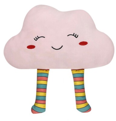 Pink Squishy Cloud Throw Pillow w/ Legs - The Big One Kids - NEW