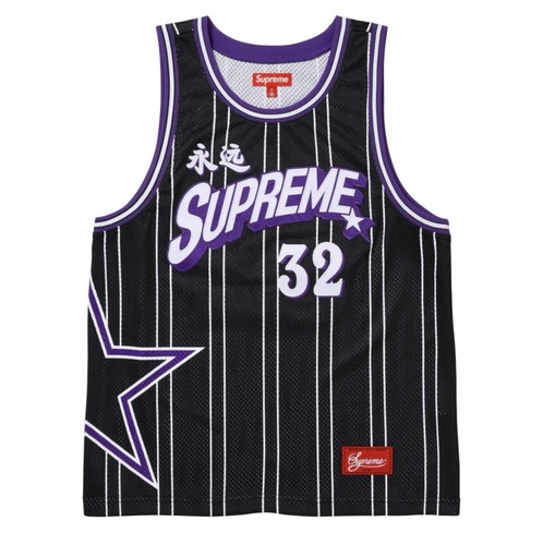 最終値下げSupreme BoltBasketball Jersey ネイビーM Supreme Bolt Basketball Jersey Black Men's - SS18 - US