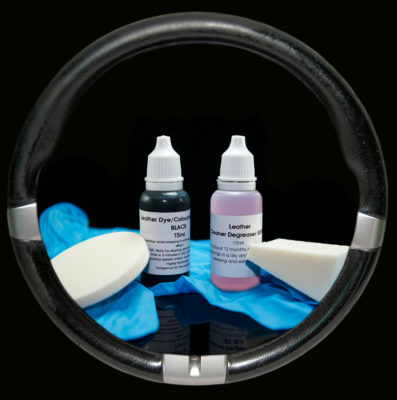 Black Dye Paint Stain Steering Wheel Damaged Seats SAAB Cars Leather Repair Kit Black Dye Paint Stain Steering Wheel Damaged Seats SAAB Cars Leather Repair Kit